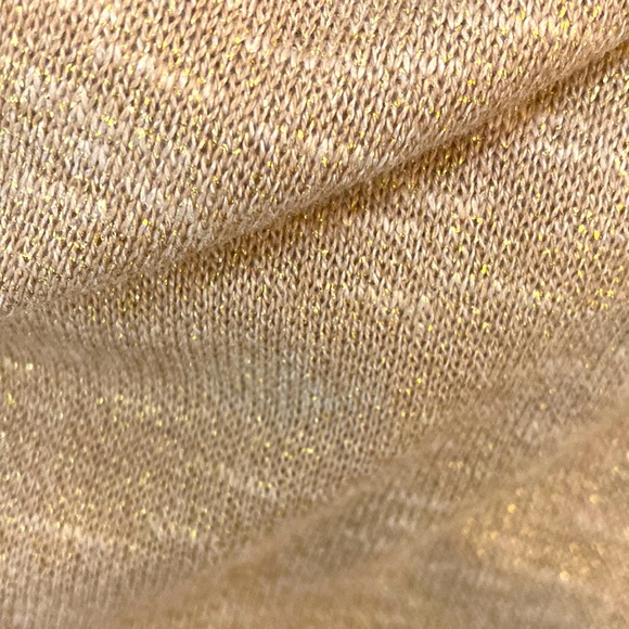 Agnes & Dora Gold Sparkly Crop Top     Size XXL - Picture 4 of 6